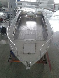 type de 3.00mm V bateaux en aluminium de fond plat pour pêcher, certification de la CE