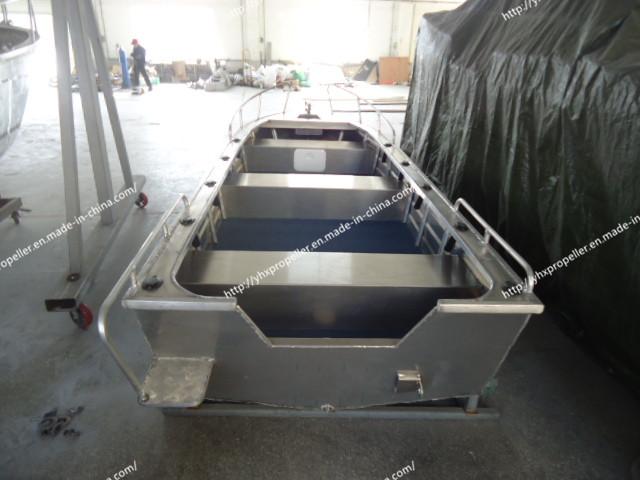Bateaux en aluminium d'aluminium de largeur des bateaux de pêche de haute performance 1.9M